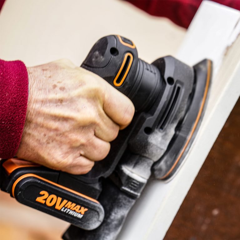 WORX 20V Detail Sander POWERSHARE Tool Only WX822.9 WORX Australia