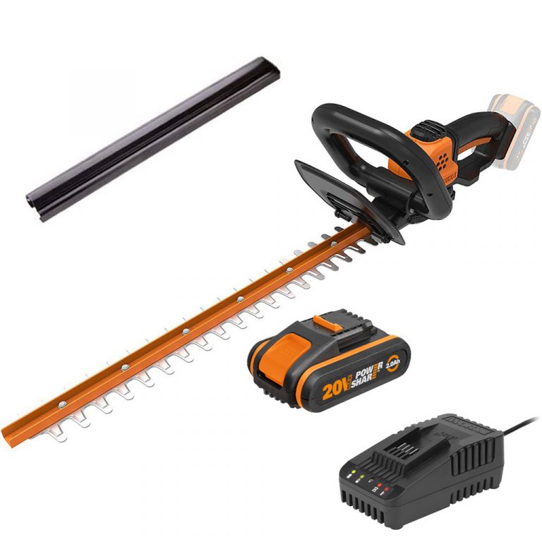 WORX 20V 44cm Hedge Trimmer 2Ah POWERSHARE Kit WG261E WORX Australia