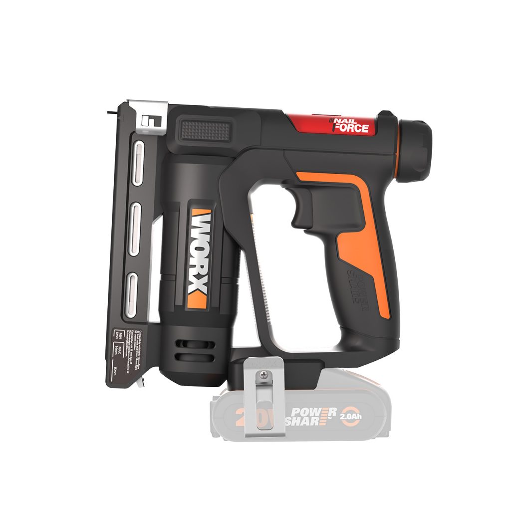 WORX 20V 2in1 Crown Stapler / Nail Gun POWERSHARE Tool Only WX843.9 WORX Australia