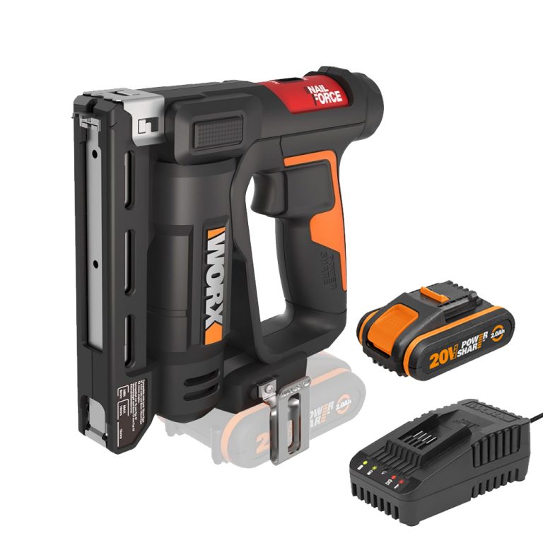 WORX 20V 2in1 Crown Stapler / Nail Gun 2Ah POWERSHARE Kit WX843 WORX Australia