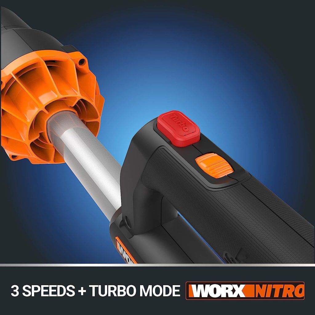 WORX 40V (2x20V) NITRO LEAFJET Leaf Blower Brushless POWERSHARE
