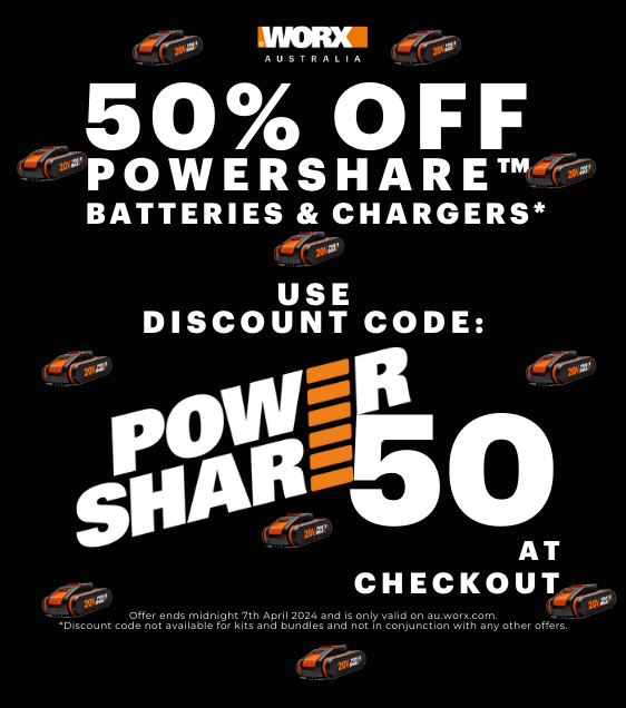 POWERSHARE50 OFF POWERSHARE Batteries & Chargers